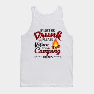 If Lost Or Drunk Wine Please Return To My Camping Tank Top